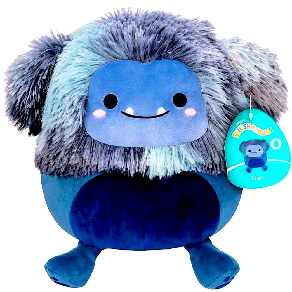 NWT FTM DANI Blue Big Foot Yeti Squishmallow First To Market New With Tags Toy
